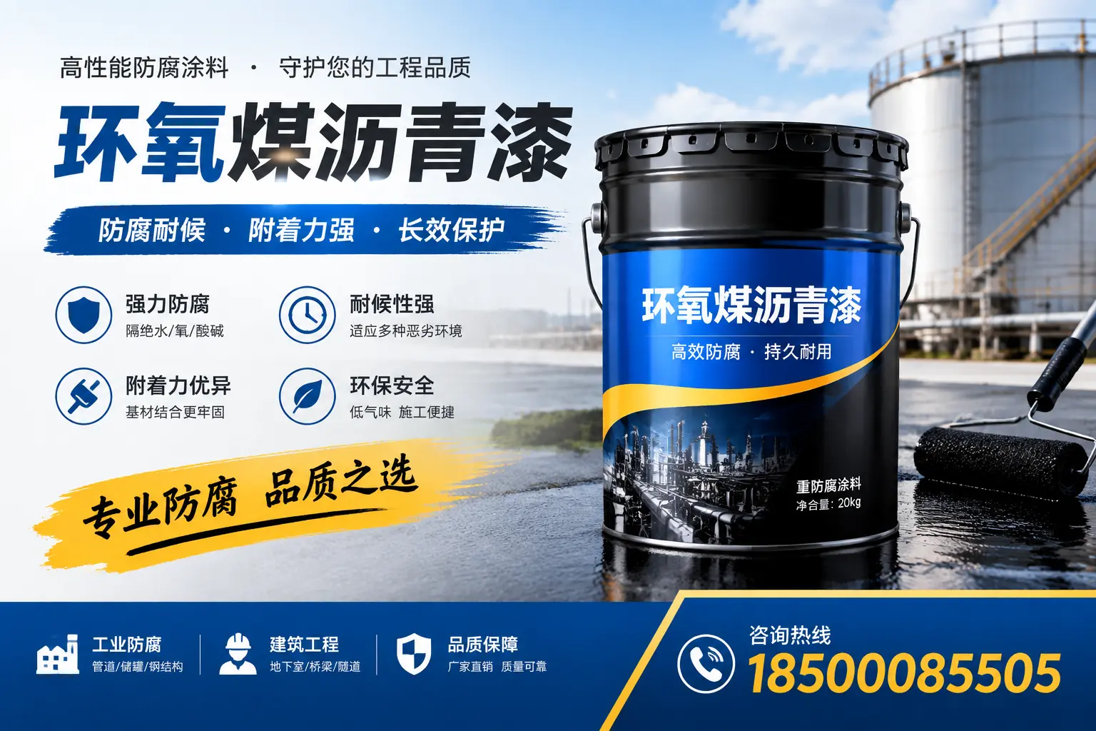 如何选择适合的环氧煤沥青漆?天水市场选型指南